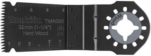 Makita accessoires bi-metalen invalzaag met afgeronde zaagkant én japanse vertanding tma033 i32 bim hh gz - b-39241