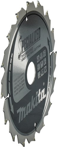 Makita accessoires makita cirkelzaagblad voor hout | specialized | ø 190mm asgat 30mm 16t - b-33059
