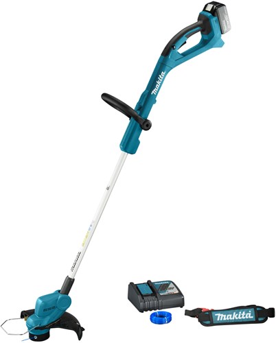 Makita dur193rt | lxt 18 v | trimmer | 5,0 ah accu (1 st) | snellader - dur193rt