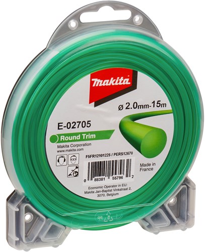 Makita accessoires maaidraad 2,0x15m rond - e-02705 - e-02705