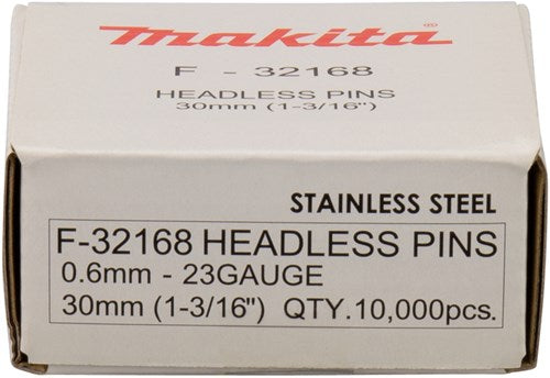 Makita accessoires makita f-32168 pin 30mm rvs