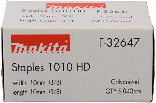 Makita accessoires makita f-32647 niet 10 mm | 23awg | 10,55 x 0,55 x 1,15 mm 5040 stuks