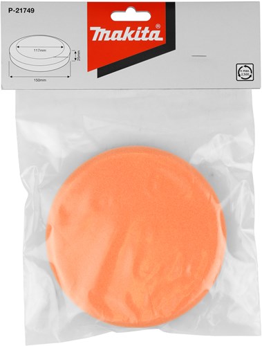 Makita accessoires makita p-21749 spons oranje 150 mm