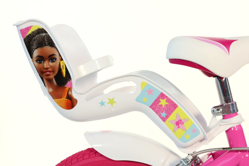 Mattel barbie 16 inch 27 cm meisjes knijprem roze wit