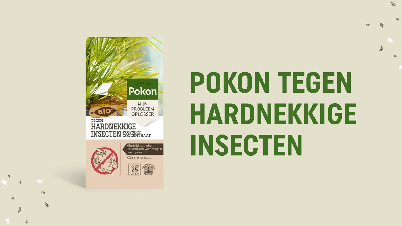 Pokon producten bio tegen hardnekkige insecten concentraat 175ml poly