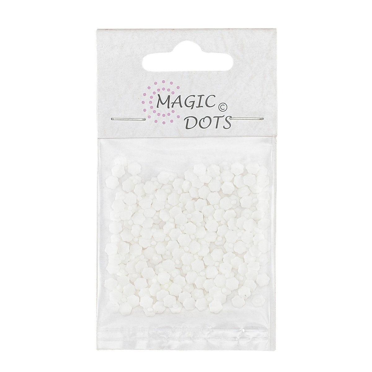 Magic dots • flower white