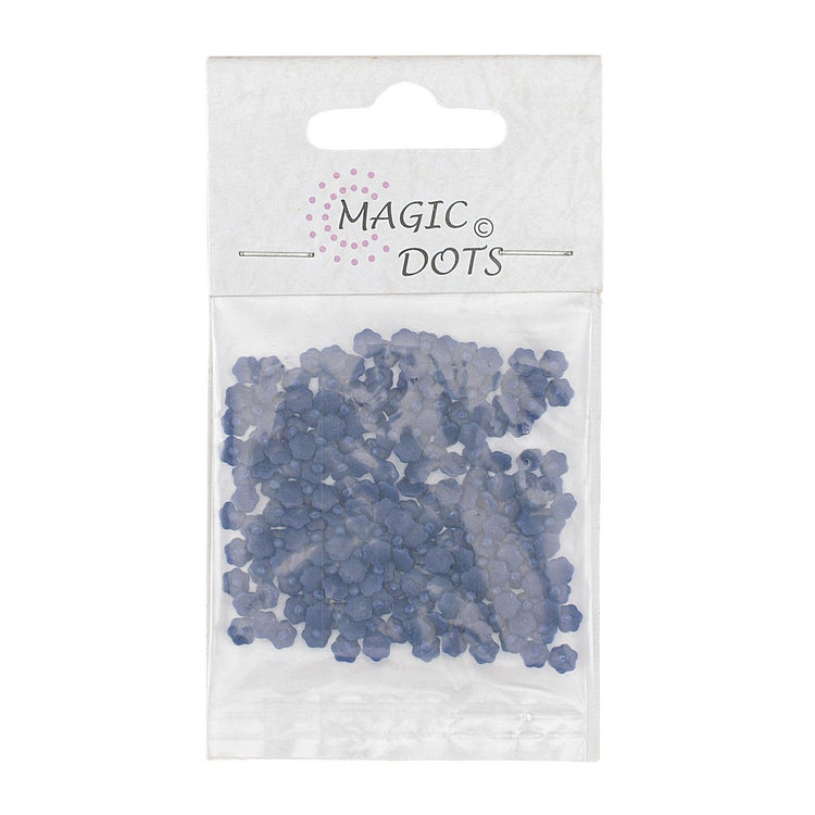 Magic dots • flower xmas blue