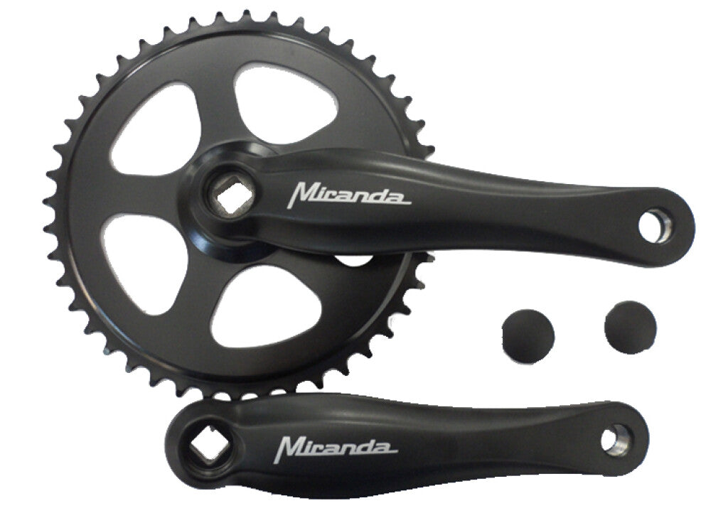 Miranda beta 1+ crankstel 44t 3 32“, zwart zwart