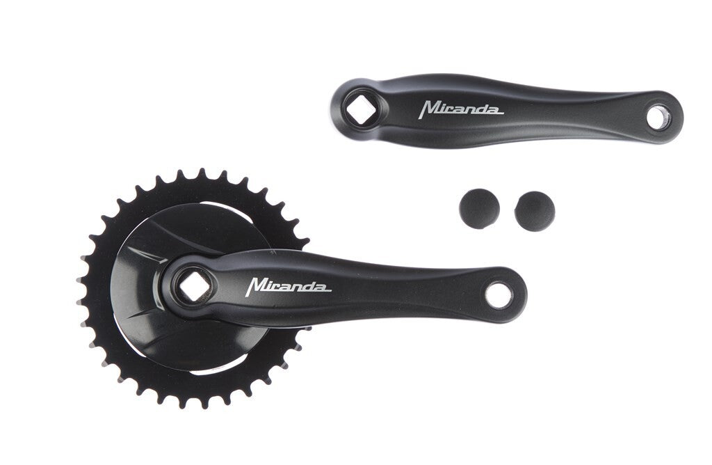 Miranda gamma 1r crankstel 44t k-lijn 51 bcd104+r-ring
