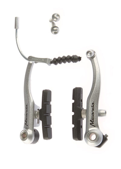 Miranda elegance v-rem, voor of achter, mat-zilver