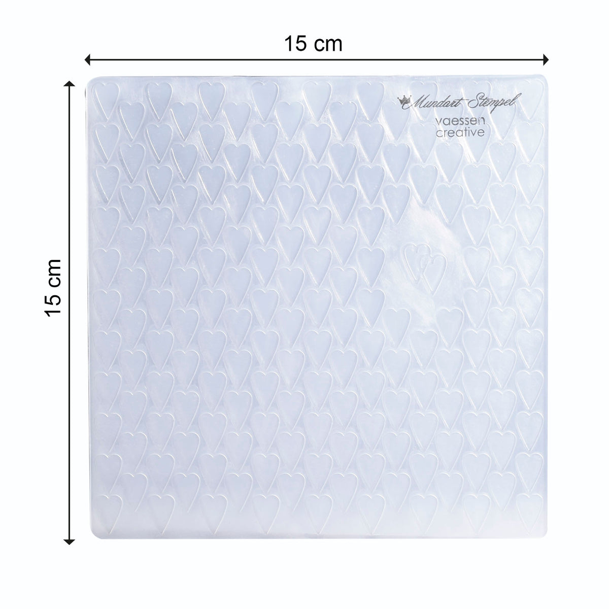 Mundart stempel • embossing sjabloon lange harten