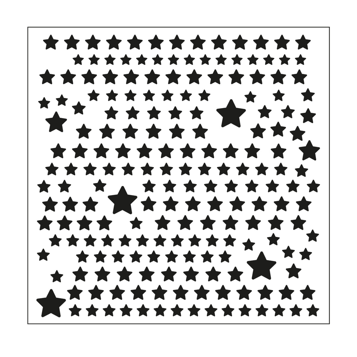 Mundart stempel • stencil sterren