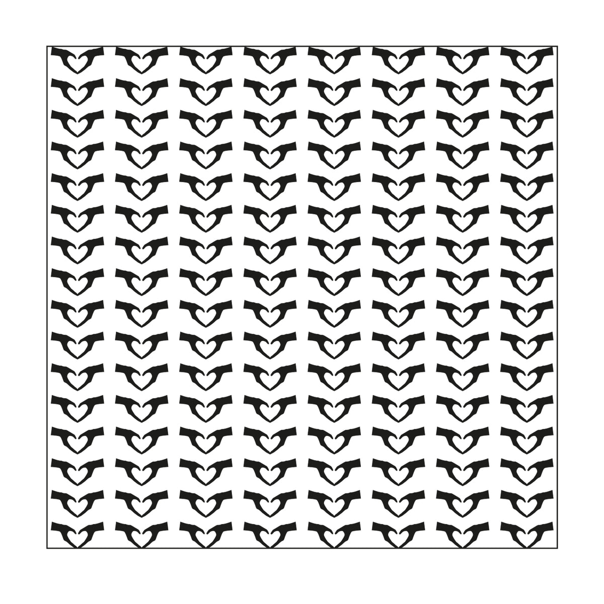 Mundart stempel • stencil handen