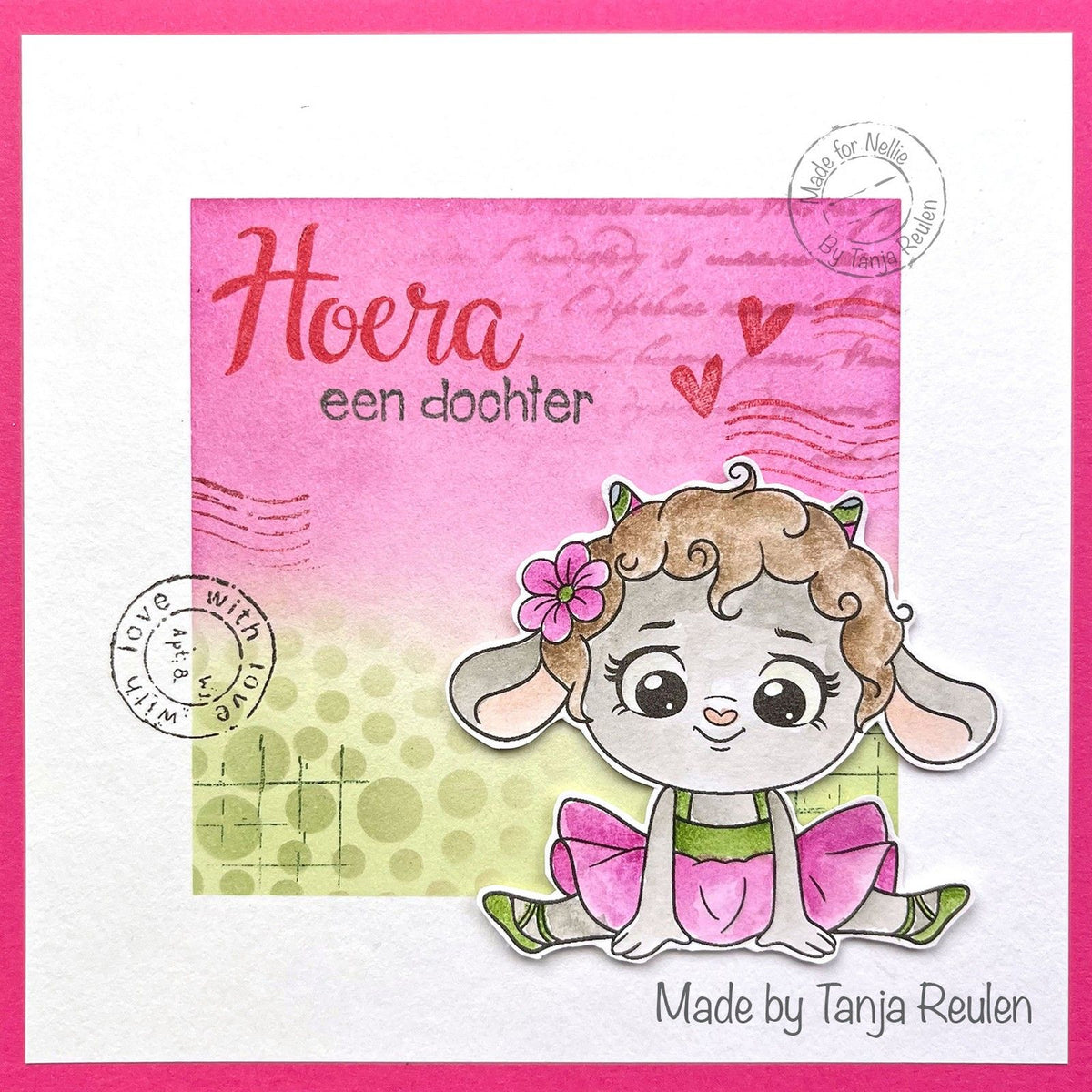 Nellie's choice • nellie's cuties clear stamp little lamb