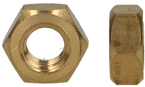Pgb-europe pgb-fasteners | zeskantmoer messing din 934 m 5 - 000934ms000503