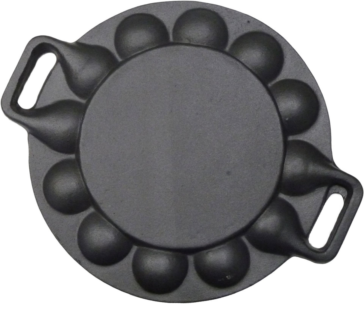 Aro houseware poffertjesplaat 24 cm gietijzer voor 19 poffertjes geschikt voor alle warmtebronnen.