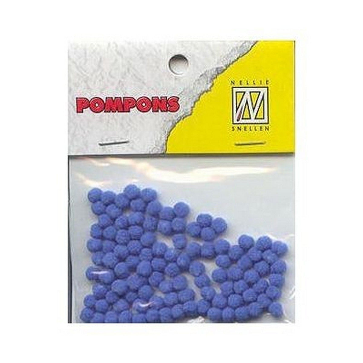 Nellie's choice • pompoms mini 3mm 100stuks pkg col. 39 light blue