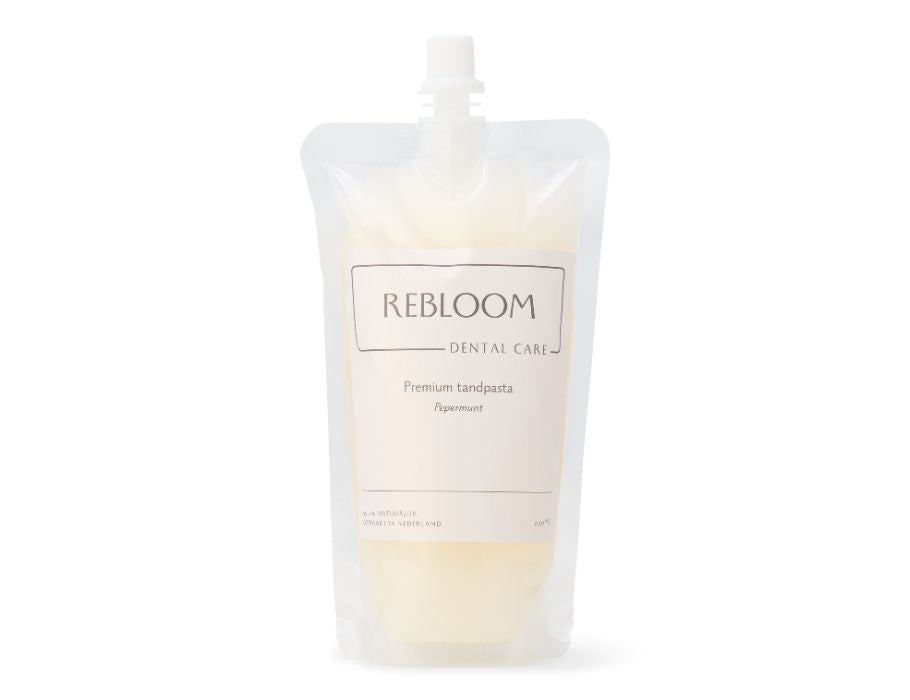 Rebloom care premium tandpasta refill - pepermunt - 240 ml