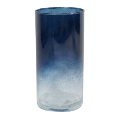 Vaas met kleurverloop glas blauw 20 cm 3 assorti | 12 stuks