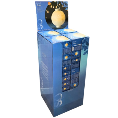 Lumineo (r) solar lantaarn bol vlam effect 23 cm | 56 stuks