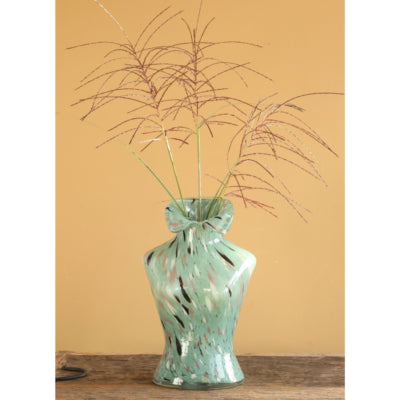 Vaas bossom turquoise 20 cm | 8 stuks
