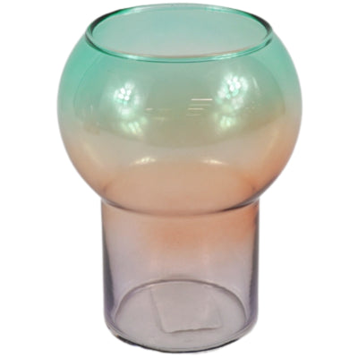 Vaas osha glas meerkleurig 16 cm | 24 stuks