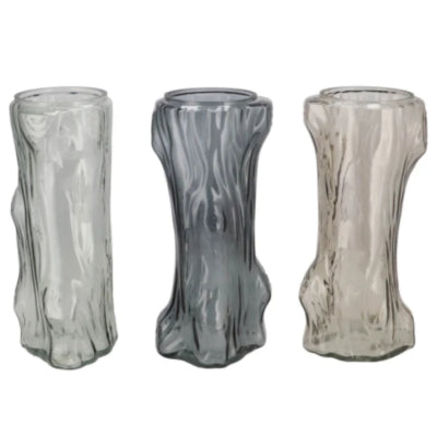 Daan kromhout vaas tree grijs 19 cm 3 assorti | 12 stuks