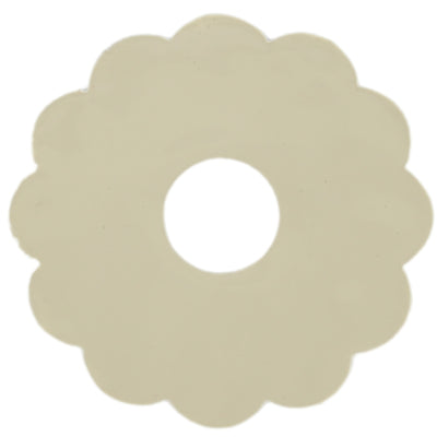 Stjernsund kaarsenring loua bloem beige glans 9,3 cm | 24 stuks