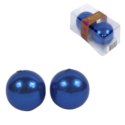 Abi kaars bol blauw 4,5 x 4,5 cm set van 2 | 12 stuks