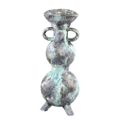 Ptmd vaas ayaz turquoise 35 cm | 6 stuks