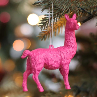 Hanger lama roze 11 cm | 24 stuks