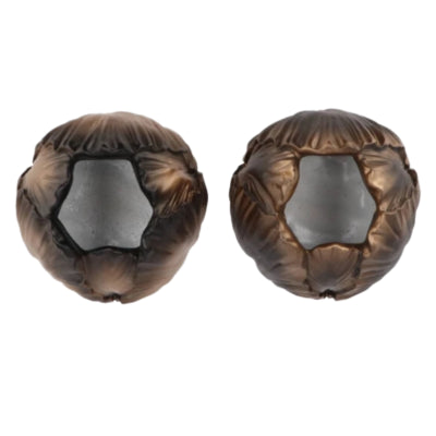 Daan kromhout vaas toulon zwart goud 10 cm 2 assorti | 12 stuks