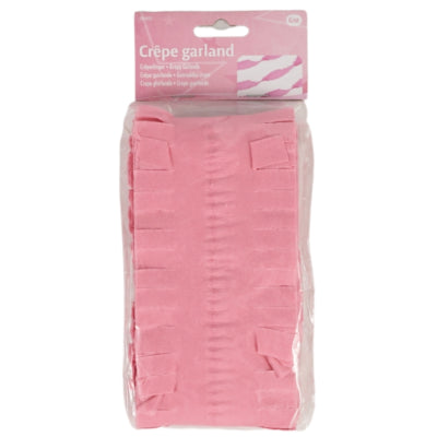 Folat twist slinger crêpepapier roze 6 meter | 24 stuks