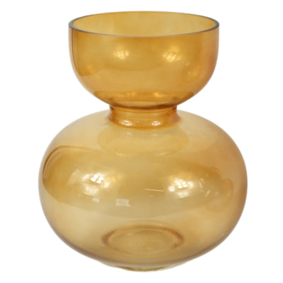 Vaas glas 25 cm 2 assorti | 6 stuks