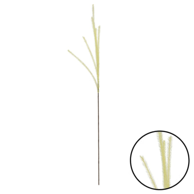 Countryfield kunsttak met 6 pluimen geel 112 cm | 24 stuks