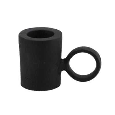 Daan kromhout kaarsenhouder dobra metaal zwart 7 cm | 24 stuks