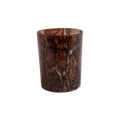 Countryfield theelichthouder kian l bruin 12,5 cm | 12 stuks
