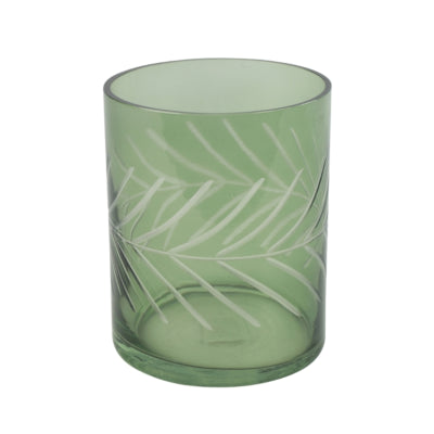 Countryfield theelichthouder vesta groen 14 cm | 12 stuks