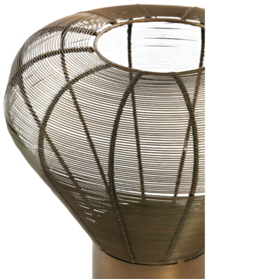 Light living light en living theelichthouder mealynn bronskleurig 33 cm | 2 stuks