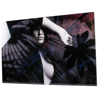 Ptmd glasschilderij exclusive art shady lady by monk 150 x 100 cm