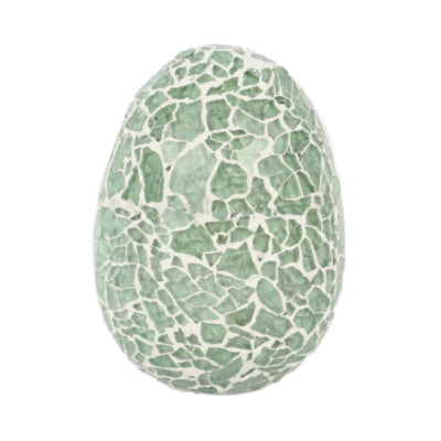 Ei mozaïek groen 10 cm | 12 stuks