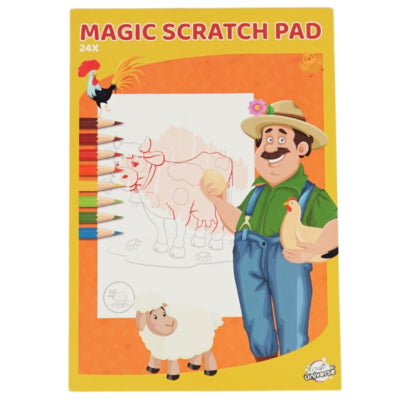 Craft universe kras kleurboek a5 4 assorti | 36 stuks