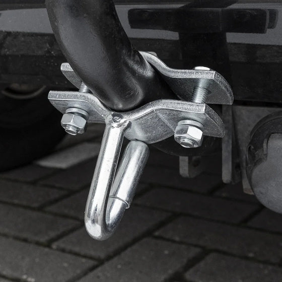 Proplus Hulpkoppeling met veer staal zilver