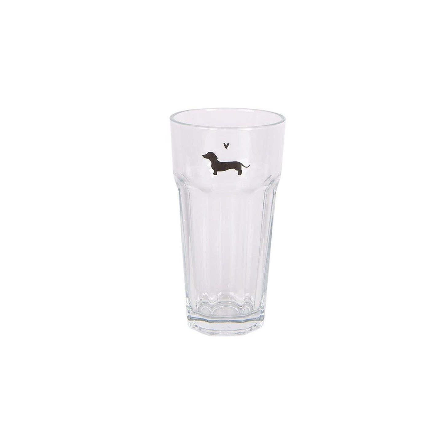 Clayre eef drinkglas tekkel 320ml ø8x15 cm glas