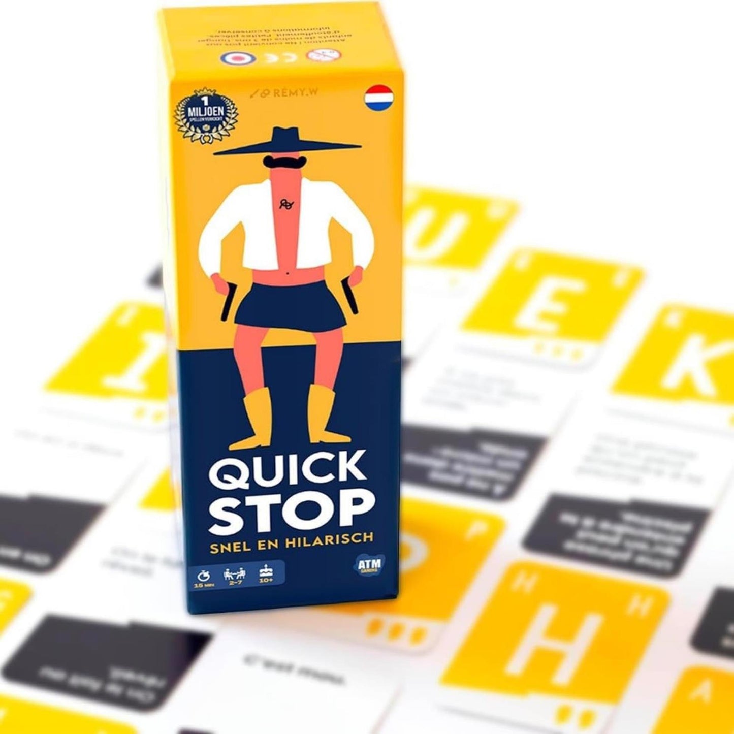 Asmodee quickstop kaartspel - 2 tot 7 spelers