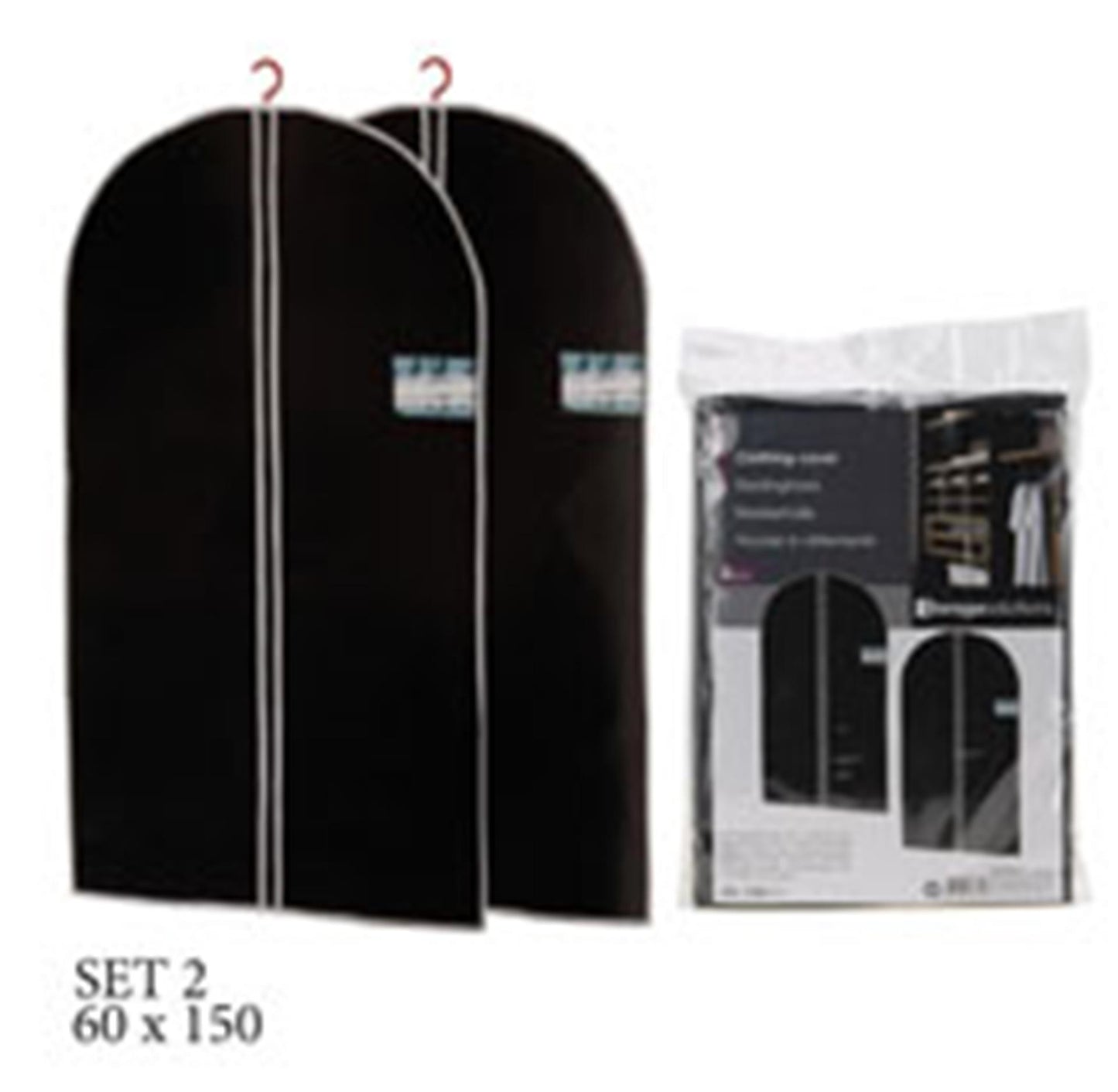 Excellent houseware kledinghoes met rits 60x150 cm