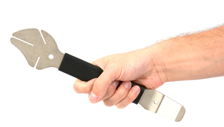 Radon comp brake disc straightening tool brake piston spreader