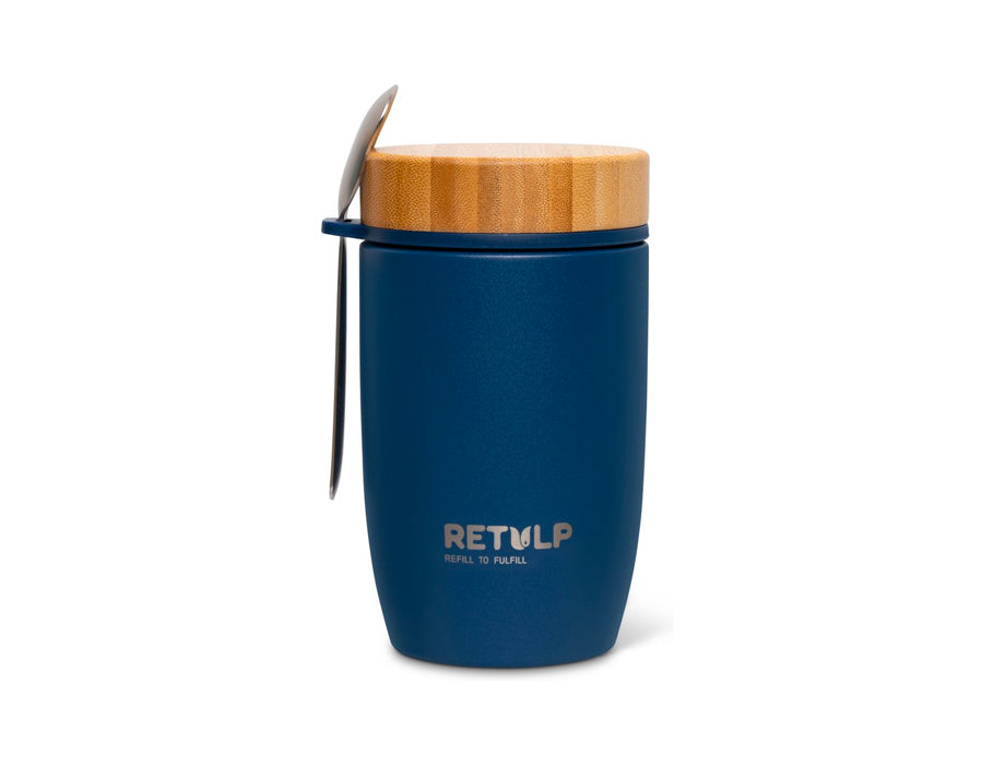 Retulp lunchbeker - big mug - premium blue - 500 ml