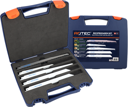 Rotec reciprozaagbladenset | 525 | 25-delig | hout en metaal - 525.9000
