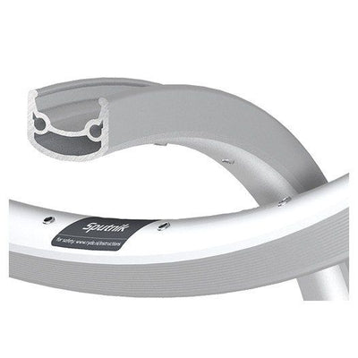 Rigida velg ryde 28 (622) sputnik 36g | zilver | geslepen